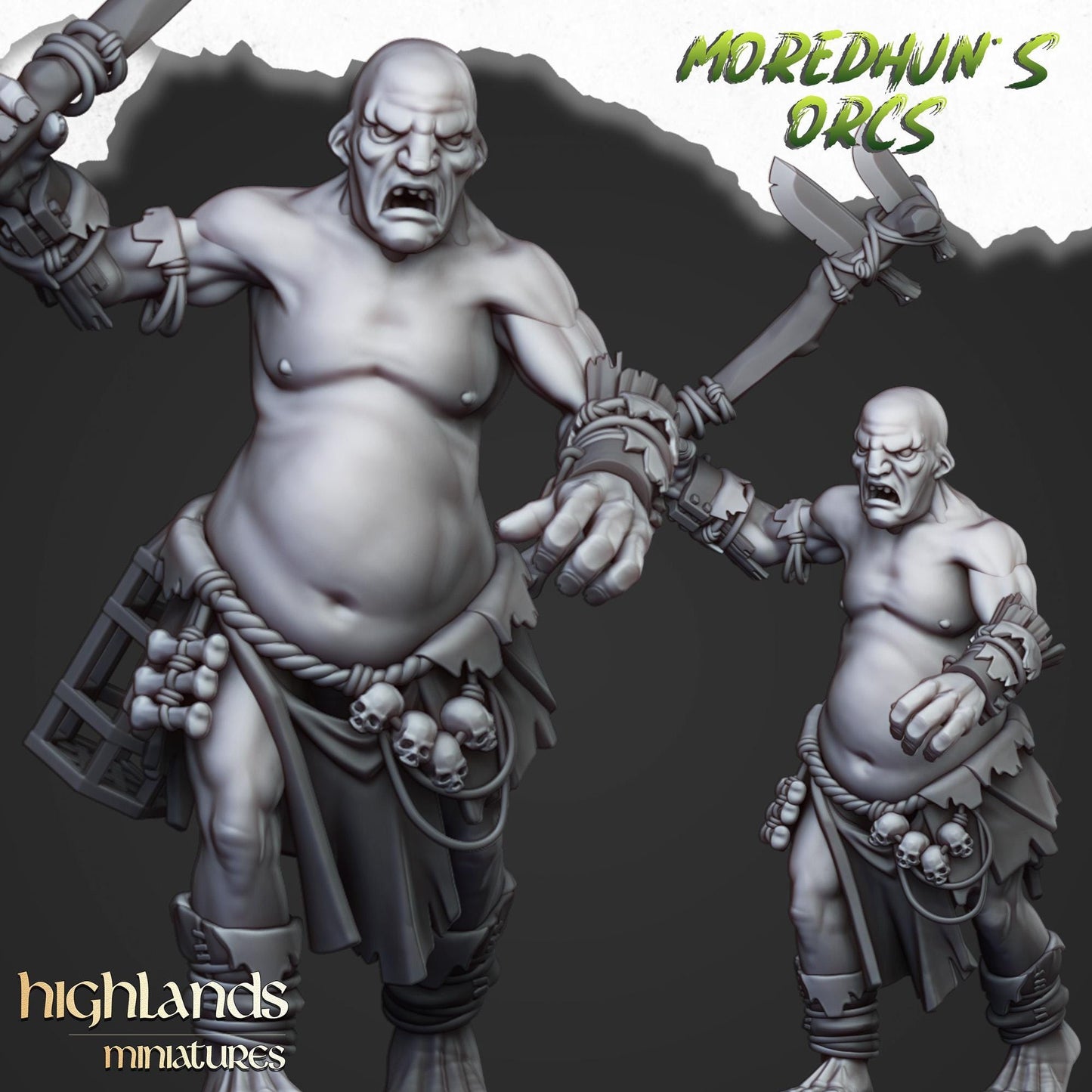 Highland Miniatures Mountain Giant - Fantasy / D&D (Custom Order) - product image
