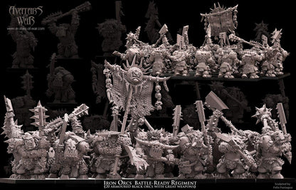 Avatars of War Iron Orcs Great Weapons Regiment - Fantasy / D&D (Custom Order) - product image 4 of 5