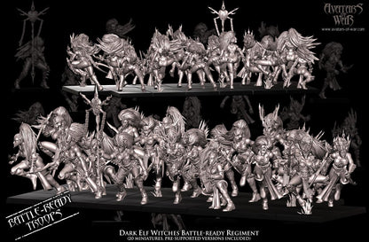 Avatars of War Dark Elf Witches - Fantasy / D&D (Custom Order) - product image 2 of 3