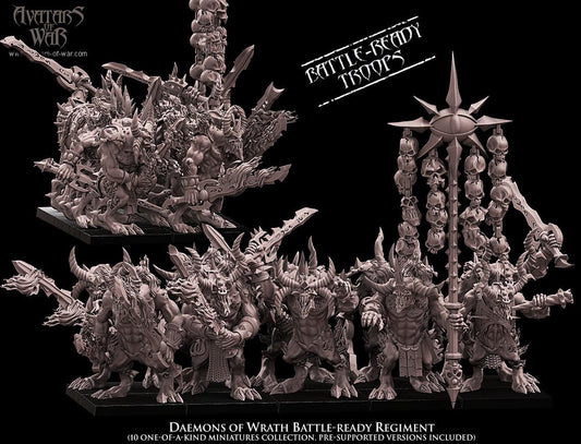 Avatars of War Daemons of Wrath Regiment - Fantasy / D&D (Custom Order) - product image 1 of 3