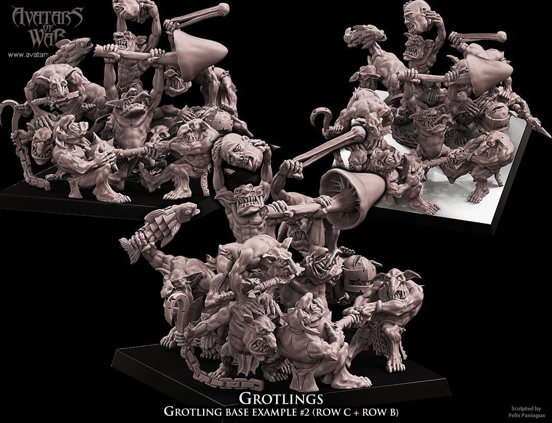 Avatars of War Grotlings Regiment - Fantasy / D&D (Custom Order) - product image 2 of 7