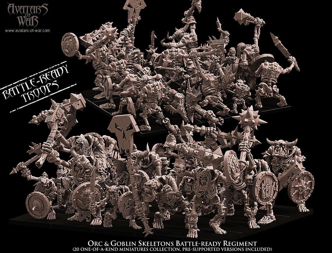 Avatars of War Beastman Skeletons - Fantasy / D&D (Custom Order) - product image 3 of 6