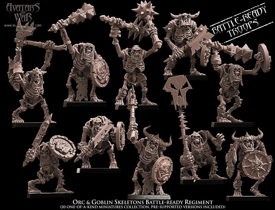 Avatars of War Beastman Skeletons - Fantasy / D&D (Custom Order) - product image 5 of 6