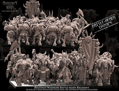 Avatars of War Beastman Warriors - Fantasy / D&D (Custom Order) - product image 3 of 5