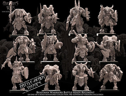Avatars of War Beastman Warriors - Fantasy / D&D (Custom Order) - product image 5 of 5