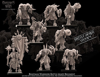 Avatars of War Beastman Warriors - Fantasy / D&D (Custom Order) - product image 4 of 5