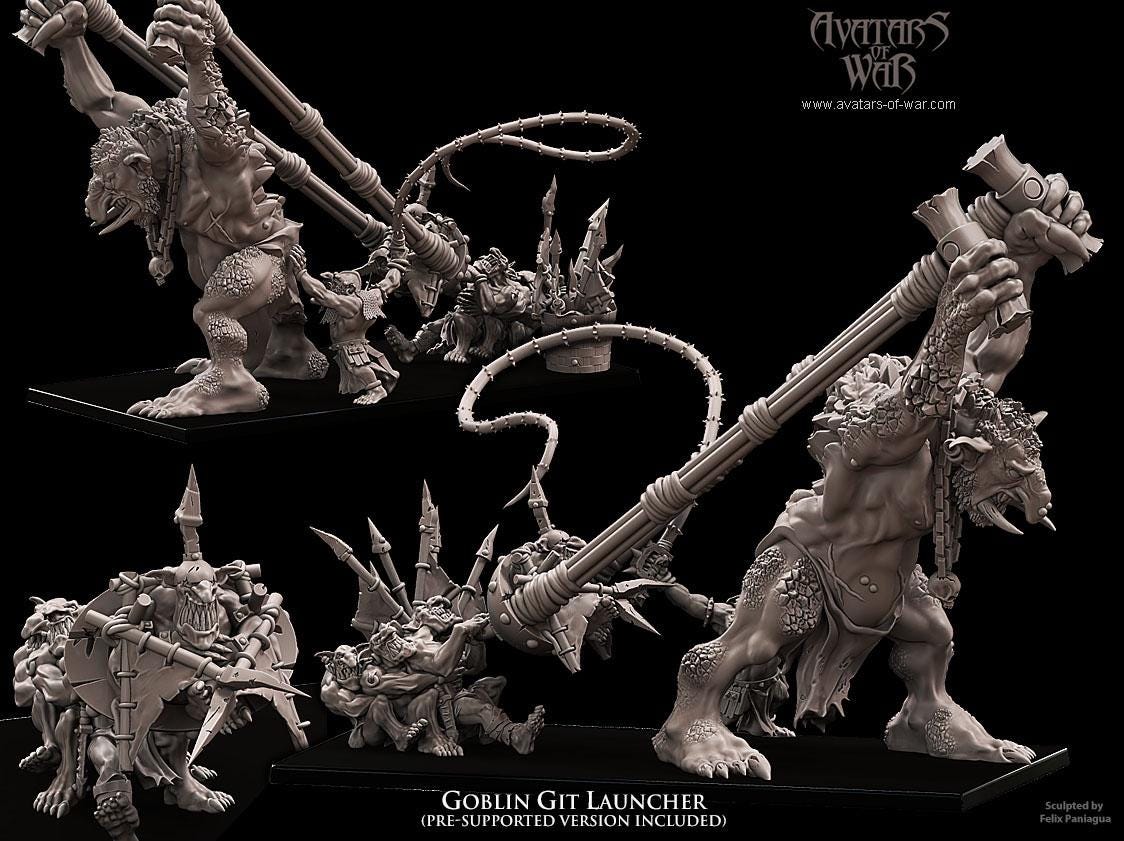 Avatars of War Goblin Git Launcher - Fantasy / D&D (Custom Order) - product image 1 of 5