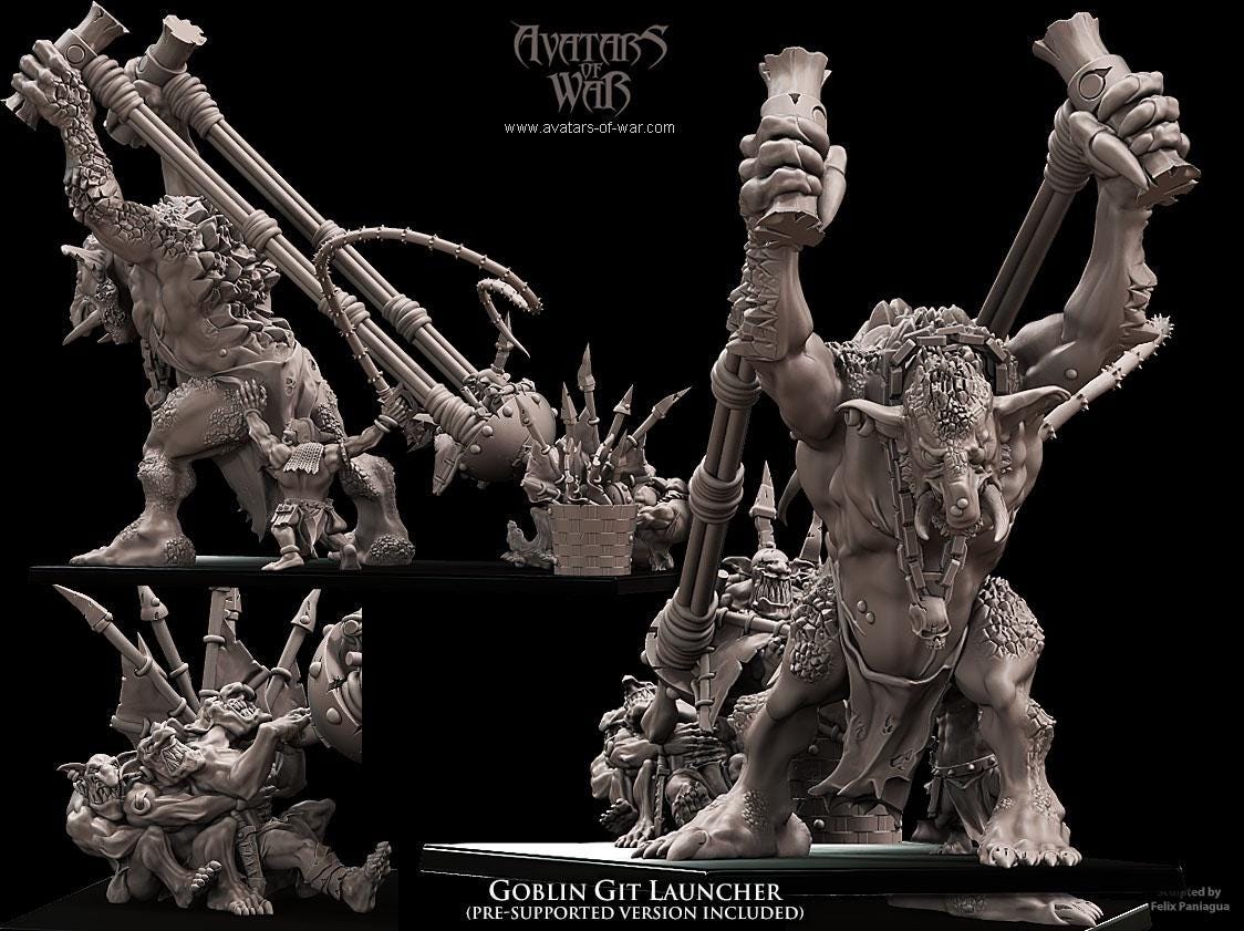 Avatars of War Goblin Git Launcher - Fantasy / D&D (Custom Order) - product image 3 of 5