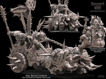 Avatars of War Orc Boar Chariot - Fantasy / D&D (Custom Order) - product image 1 of 7