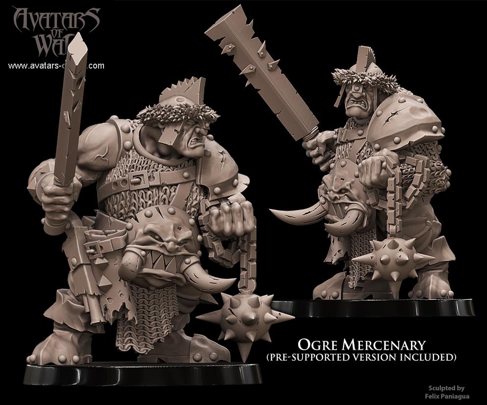 Avatars of War Ogre Mercenary - Fantasy / D&D (Custom Order) - product image 1 of 2