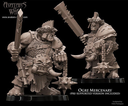 Avatars of War Ogre Mercenary - Fantasy / D&D (Custom Order) - product image 1 of 2