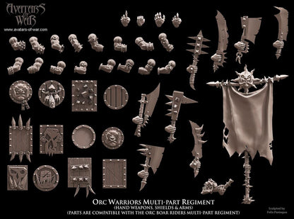 Avatars of War Orc Warriors Regiment - Fantasy / D&D (Custom Order) - product image 4 of 5