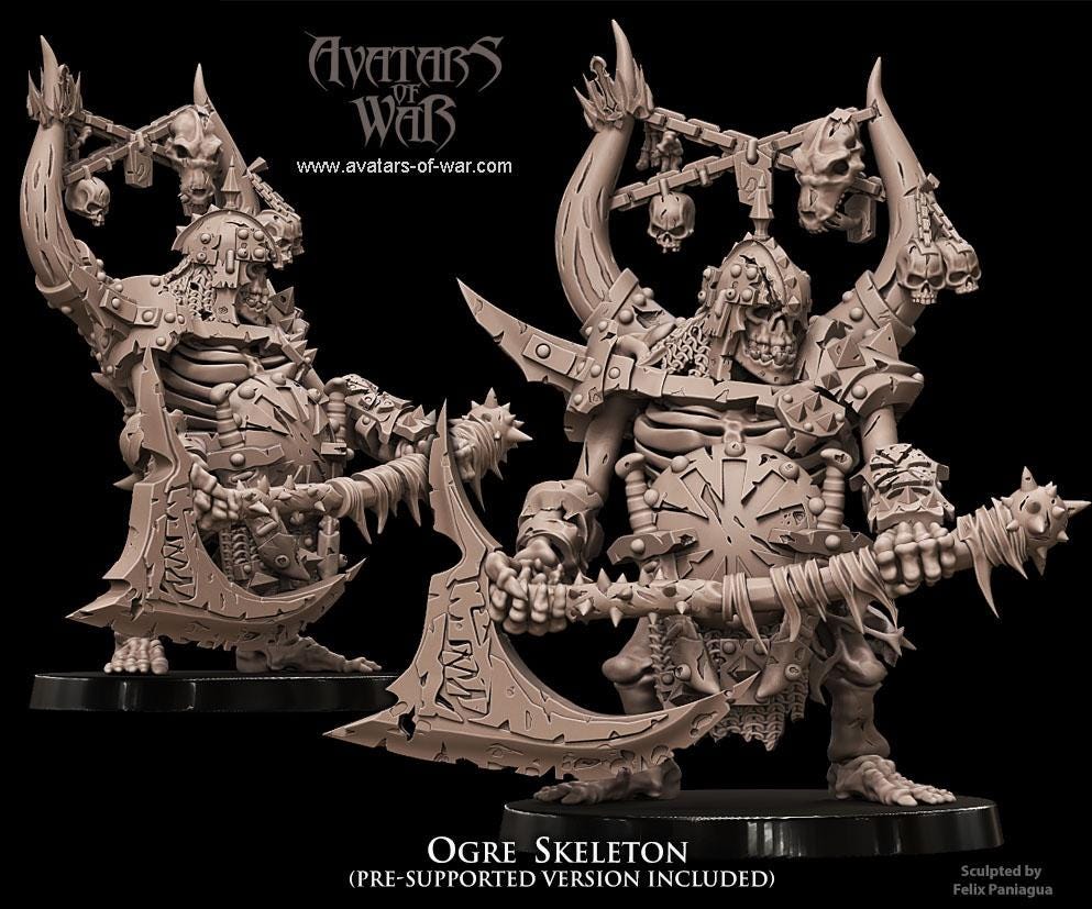Avatars of War Ogre Skeleton - Fantasy / D&D (Custom Order) - product image 1 of 2