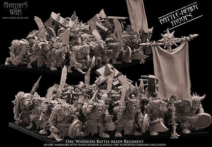 Avatars of War Orc Warriors Regiment - Fantasy / D&D (Custom Order) - product image 1 of 4