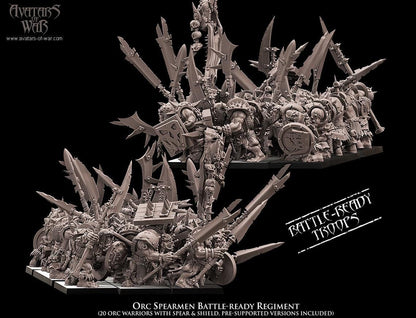 Avatars of War Orc Spearmen Regiment - Fantasy / D&D (Custom Order) - product image 5 of 5