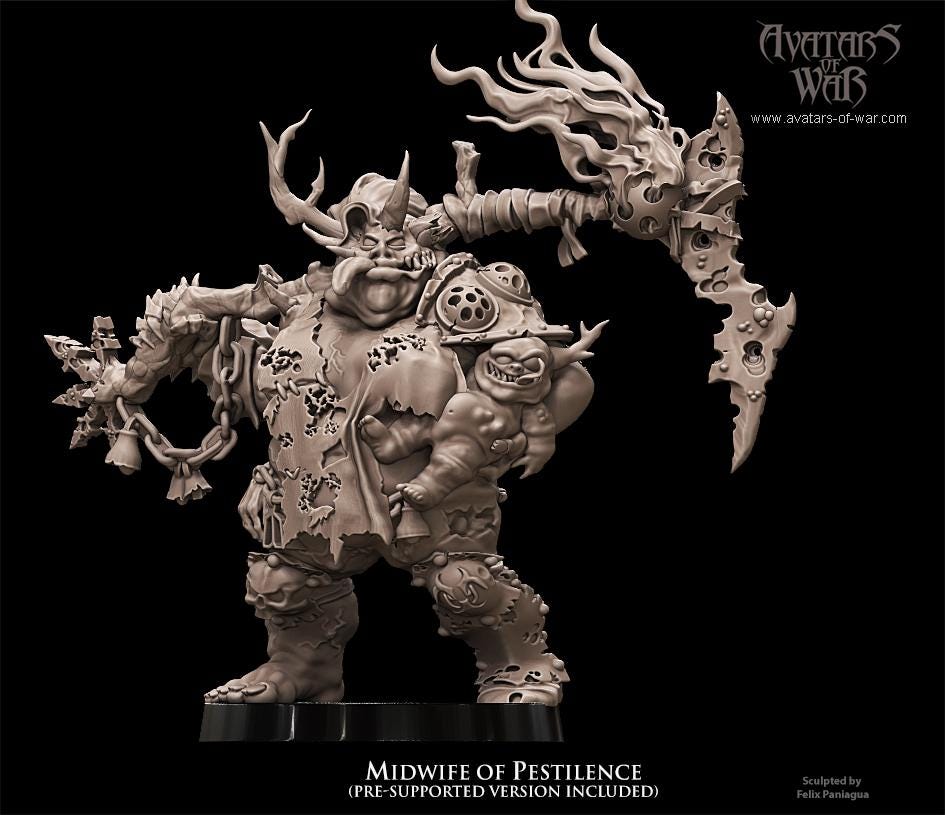 Avatars of War Midwife of Pestilence - Fantasy / D&D (Custom Order) - product image