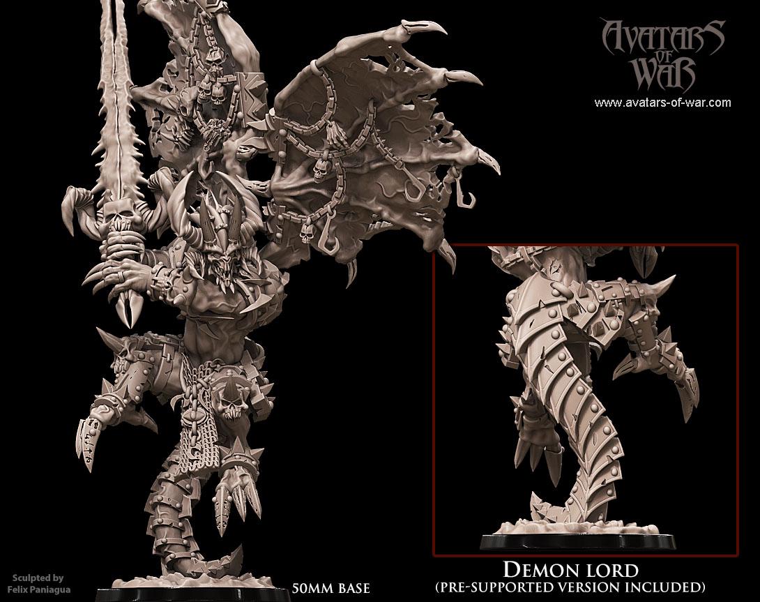 Avatars of War Demon Prince of Wrath - Fantasy / D&D (Custom Order) - product image 2 of 4