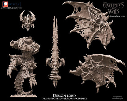 Avatars of War Demon Prince of Wrath - Fantasy / D&D (Custom Order) - product image 4 of 4