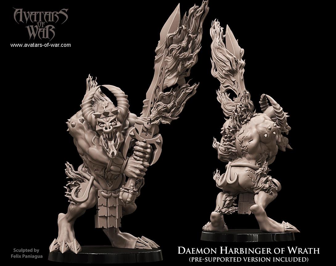 Avatars of War Daemon Harbinger of Wrath - Fantasy / D&D (Custom Order) - product image