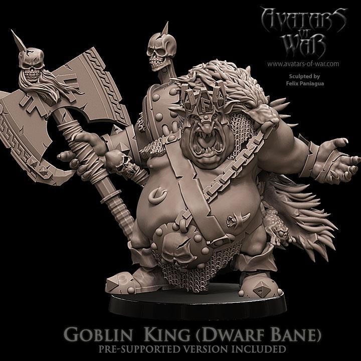 Avatars of War Goblin King - Fantasy / D&D (Custom Order) - product image 2 of 3