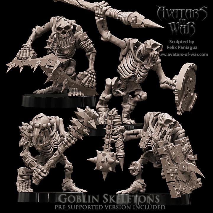 Avatars of War Goblin Skeletons - Fantasy / D&D (Custom Order) - product image 1 of 5