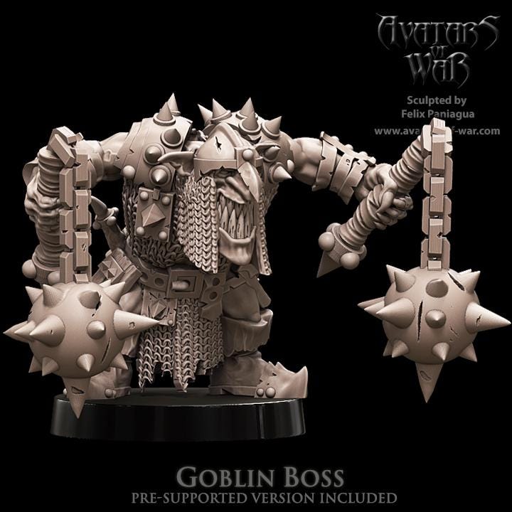 Avatars of War Goblin Boss - Fantasy / D&D (Custom Order) - product image