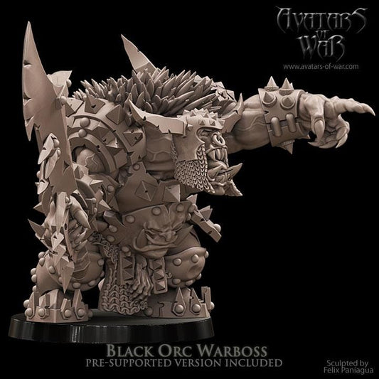 Avatars of War Black Orc Warboss - Fantasy / D&D (Custom Order) - product image
