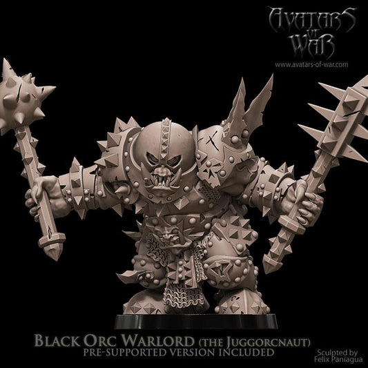 Avatars of War Black Orc Warlord (the Juggorcnaut) - Fantasy / D&D (Custom Order) - product image