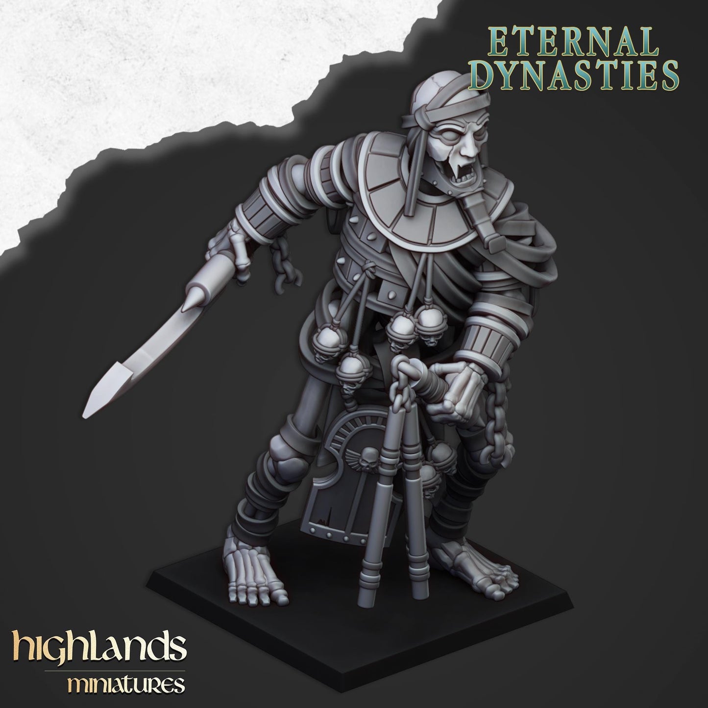 Highland Miniatures Ancient Skeletal Colossi - Fantasy / D&D (Custom Order) - product image