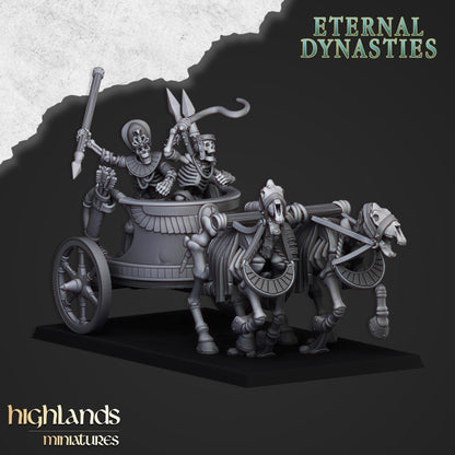 Highland Miniatures Ancient Skeletal Chariots - Fantasy / D&D (Custom Order) - product image 3 of 4