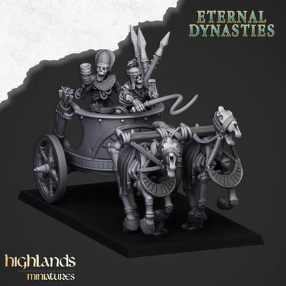 Highland Miniatures Ancient Skeletal Chariots - Fantasy / D&D (Custom Order) - product image 4 of 4