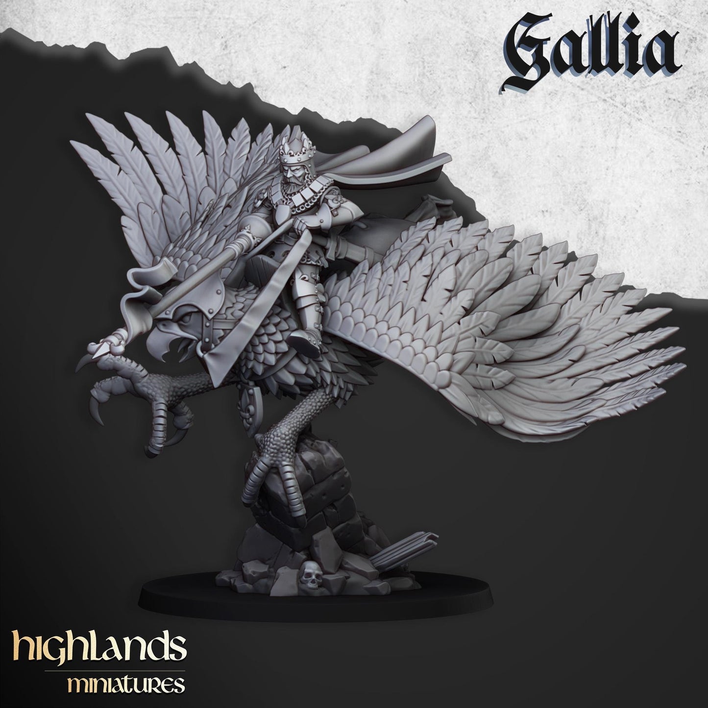 Highland Miniatures Robert the Gallia - Fantasy / D&D (Custom Order) - product image 1 of 3