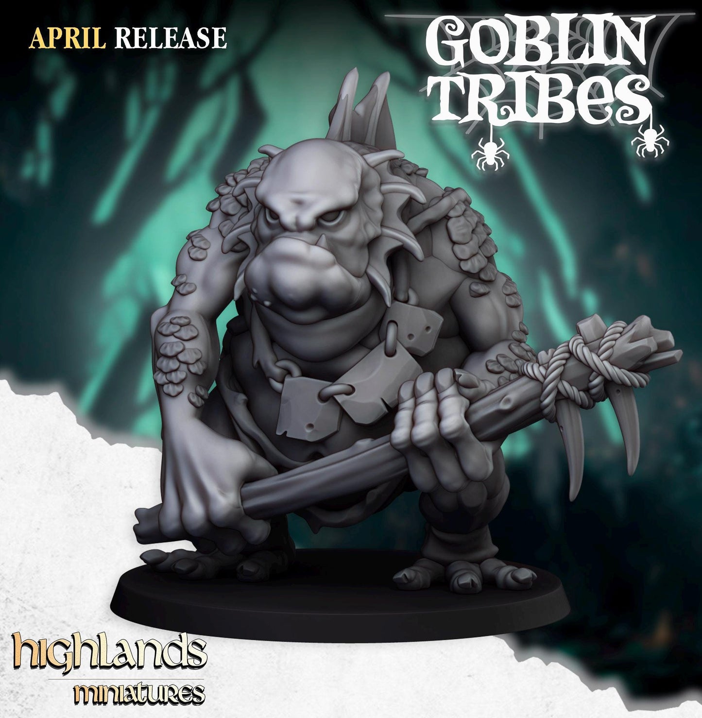 Highland Miniatures Swamp Trolls - Fantasy / D&D (Custom Order) - product image 3 of 4