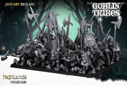 Highland Miniatures Swamp Goblins with Hand Weapons or Spears - Fantasy / D&D (Custom Order) - product image 2 of 3