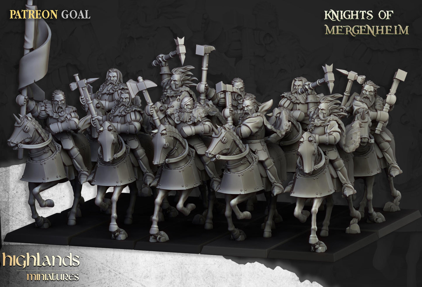 Highland Miniatures Knights of Mergenheim - Fantasy / D&D (Custom Order) - product image 1 of 2