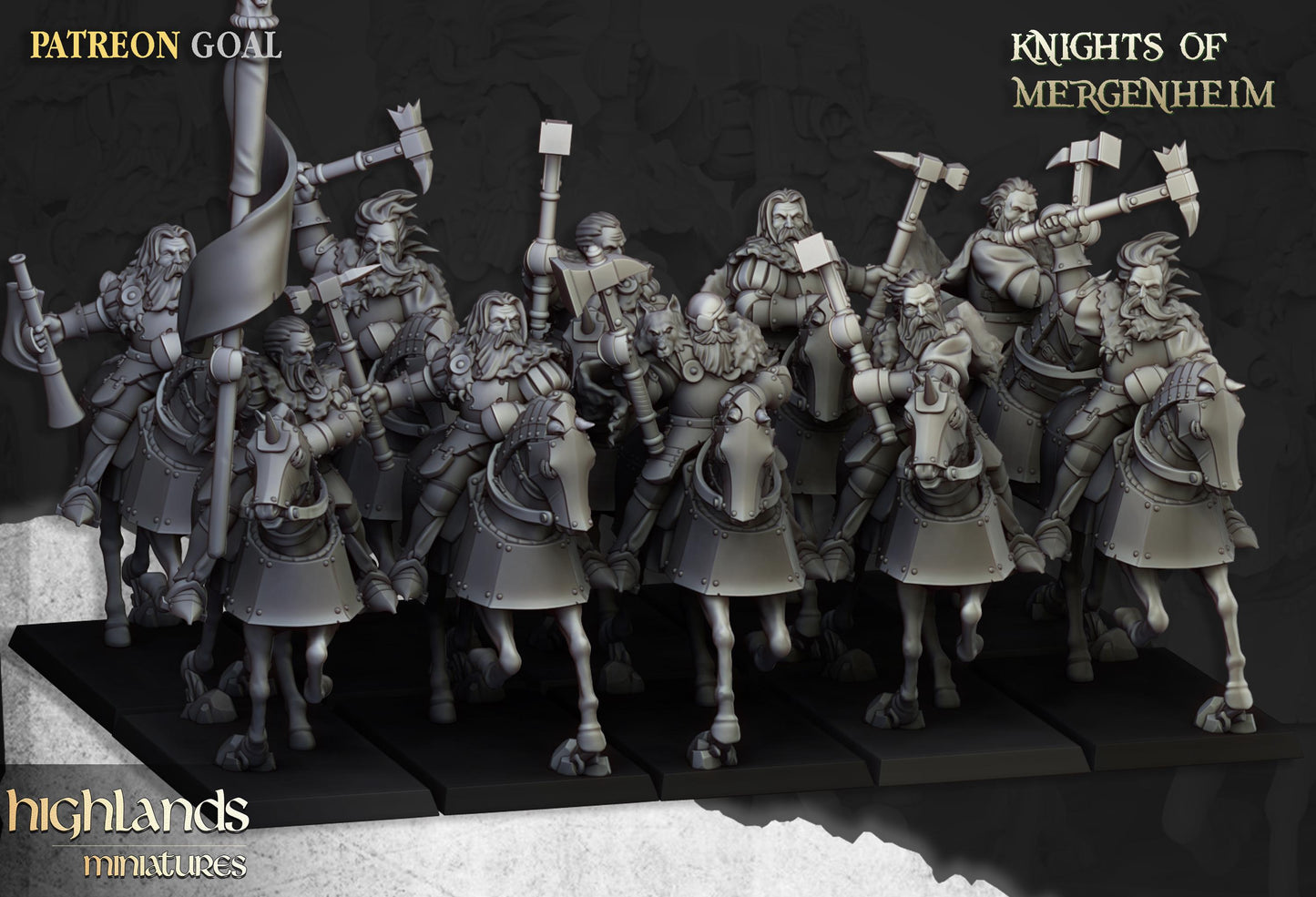 Highland Miniatures Knights of Mergenheim - Fantasy / D&D (Custom Order) - product image 2 of 2