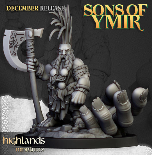 Highland Miniatures Dwarf Giantseekers - Fantasy / D&D (Custom Order) - product image 1 of 2