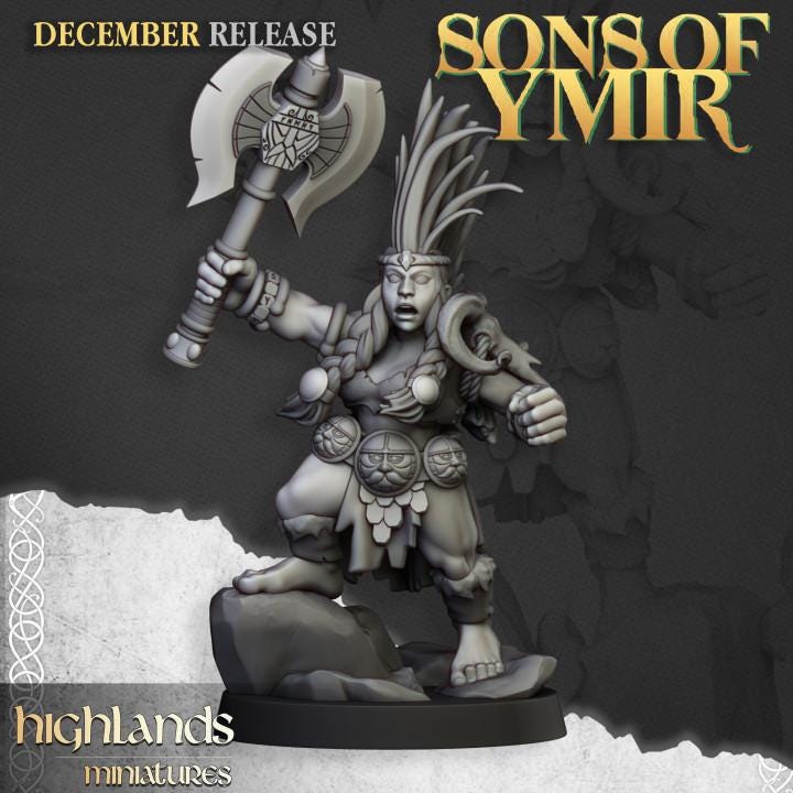 Highland Miniatures Dwarf Demonseeker - Fantasy / D&D (Custom Order) - product image 3 of 4
