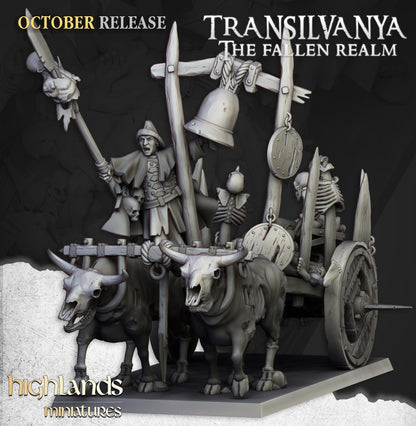 Highland Miniatures Transilvanya Corpse Cart - Fantasy / D&D (Custom Order) - product image 2 of 3