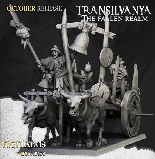 Highland Miniatures Transilvanya Corpse Cart - Fantasy / D&D (Custom Order) - product image 2 of 3