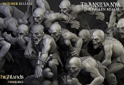 Highland Miniatures Transilvanya Ghouls Unit - Fantasy / D&D (Custom Order) - product image 3 of 3