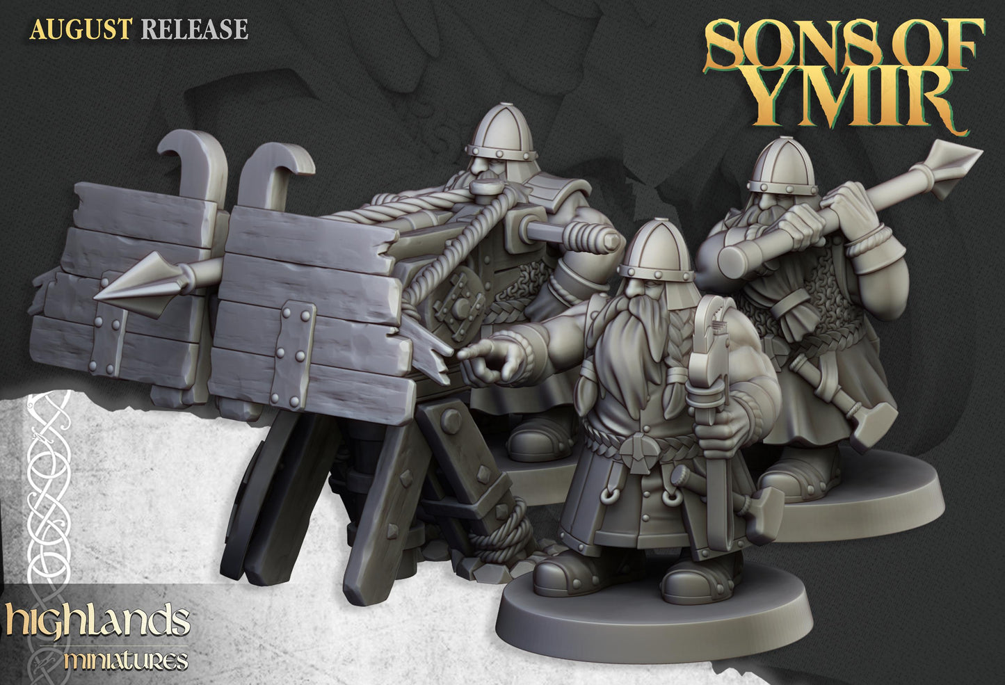 Highland Miniatures Dwarf Ballista - Fantasy / D&D (Custom Order) - product image 1 of 2