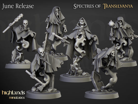 Highland Miniatures Transilvanya Crypt Ghosts - Fantasy / D&D (Custom Order) - product image