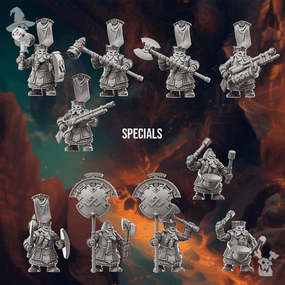DakkaDakka Steelhill Dwarf with Great Weapons (Custom Order) - product image 2 of 2