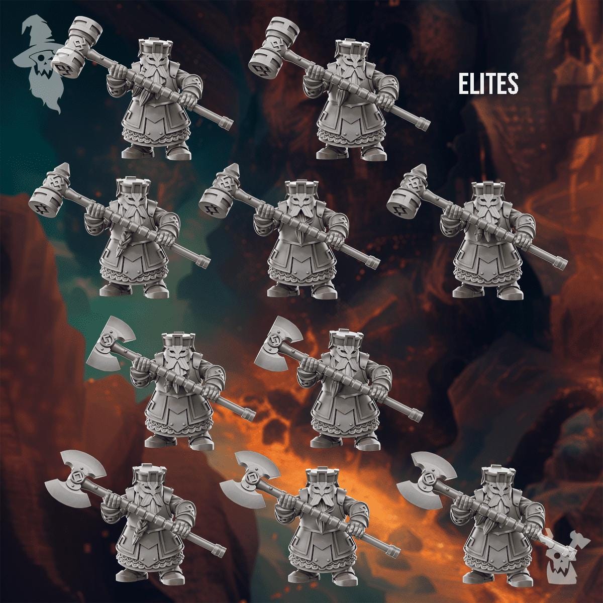 DakkaDakka Steelhill Dwarf with Great Weapons (Custom Order) - product image 1 of 2