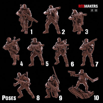 Red Makers Jungle Fighters Squad x10 (Custom Order) - product image 2 of 6