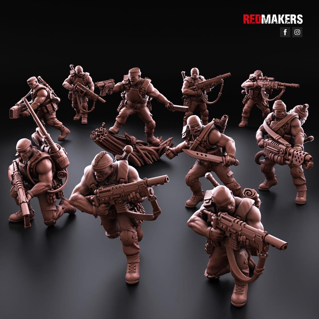 Red Makers Jungle Fighters Squad x10 (Custom Order) - product image 3 of 6