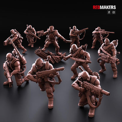 Red Makers Jungle Fighters Squad x10 (Custom Order) - product image 3 of 6