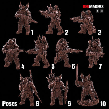 Red Makers Renegade Solar Guard x10 - Heretics (Custom Order) - product image 3 of 8