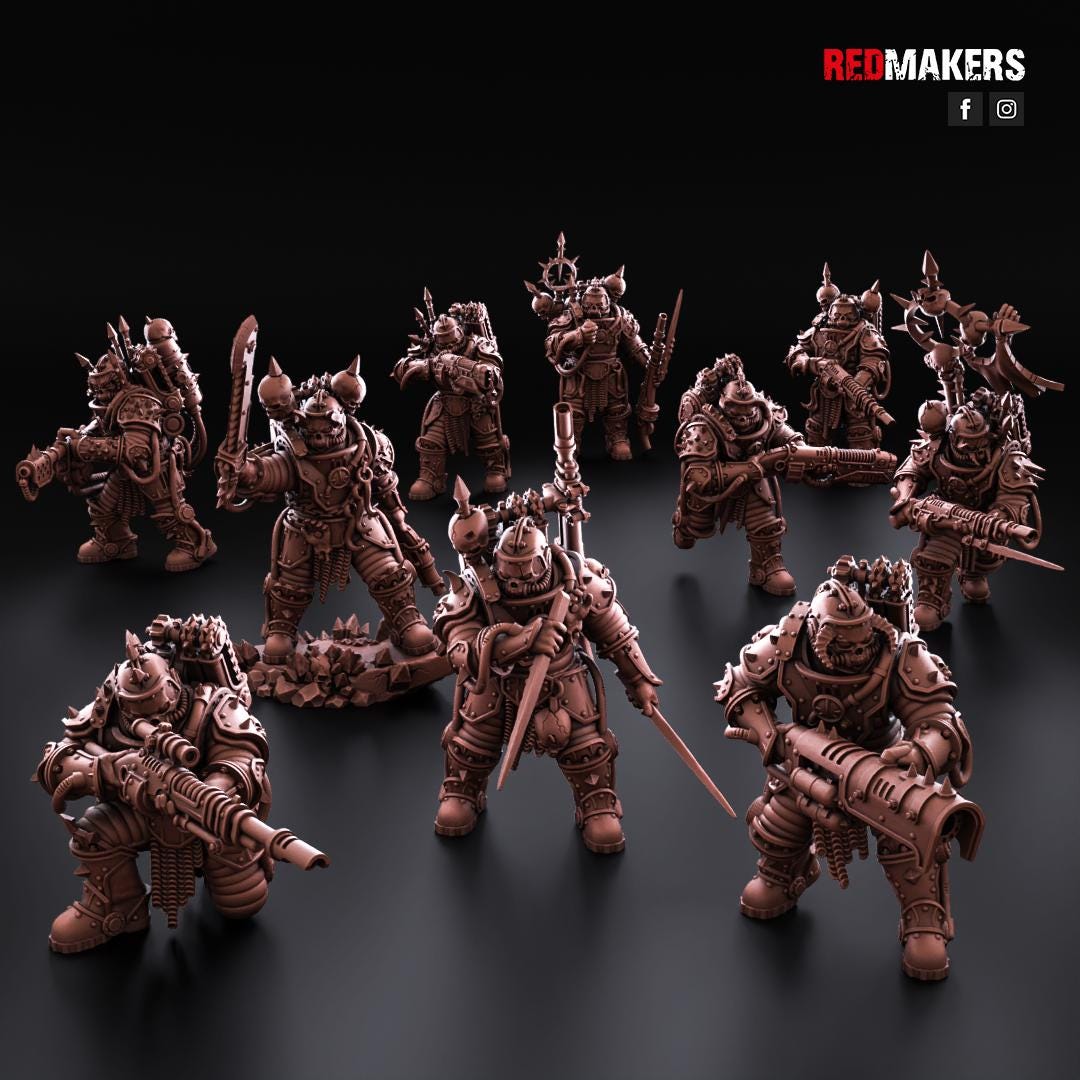 Red Makers Renegade Solar Guard x10 - Heretics (Custom Order) - product image 1 of 8